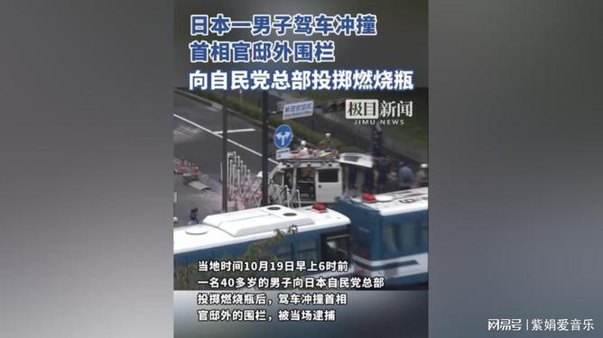 日本男子驾车冲撞首相官邸外围栏事件，背后的故事与小巷神秘小店揭秘