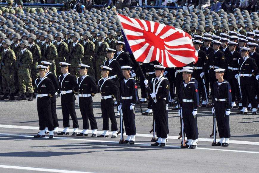 韩国与日本自卫队互动