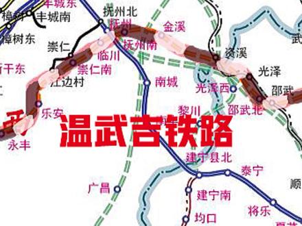 吉武温铁路最新路线图，串联温情故事的铁路线路